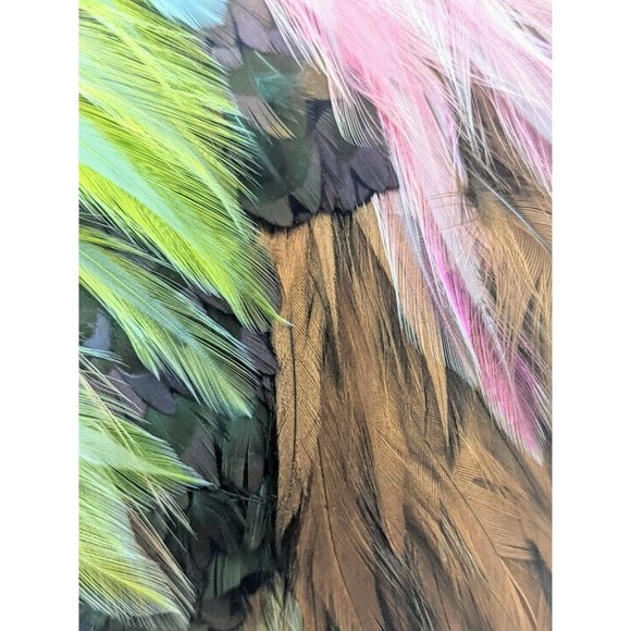 Vintage Marshall Field Feather Fashion Hat 1950s 1960s 6 1/2\